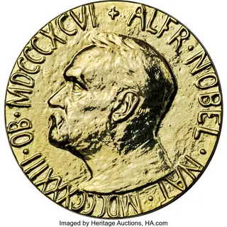 Dmitry Muratov 2021 Nobel Peace Prize Medal